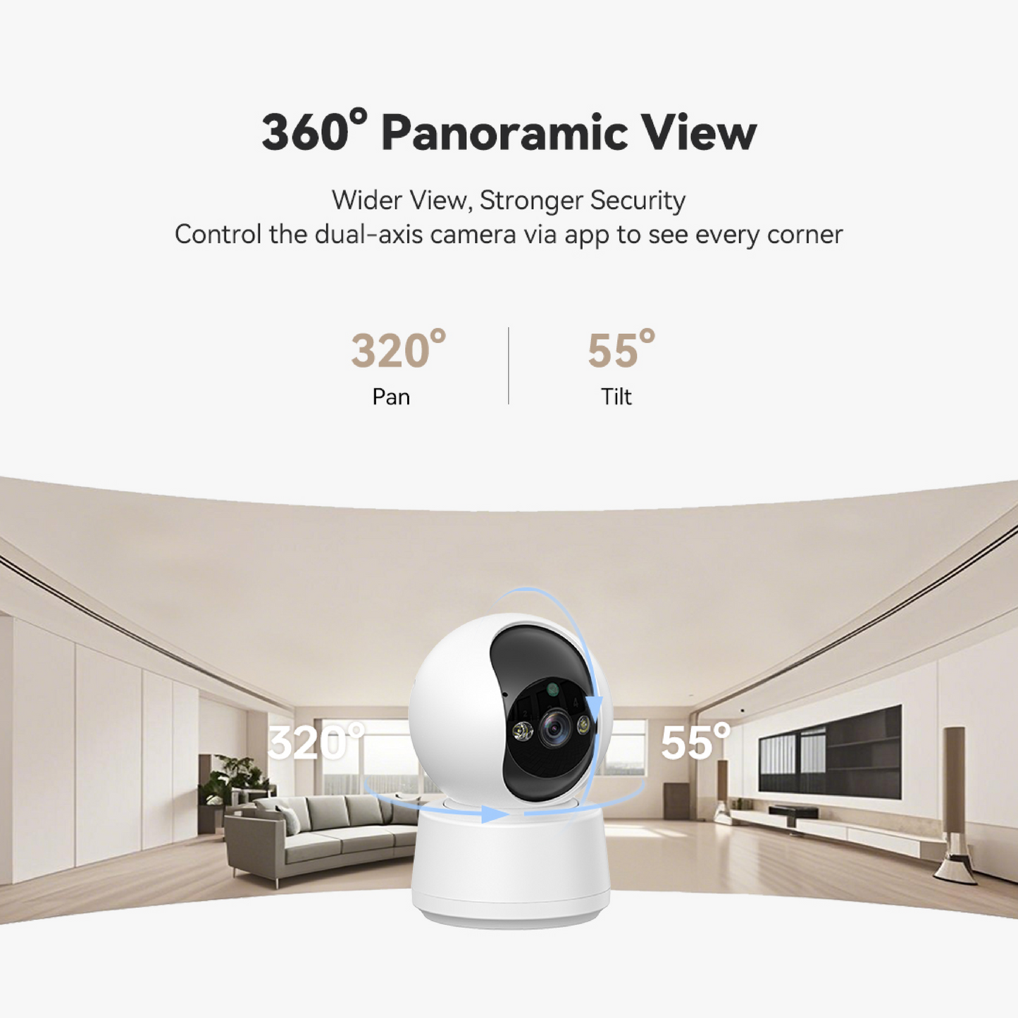 Cámara de seguridad interior con IA GW-C10