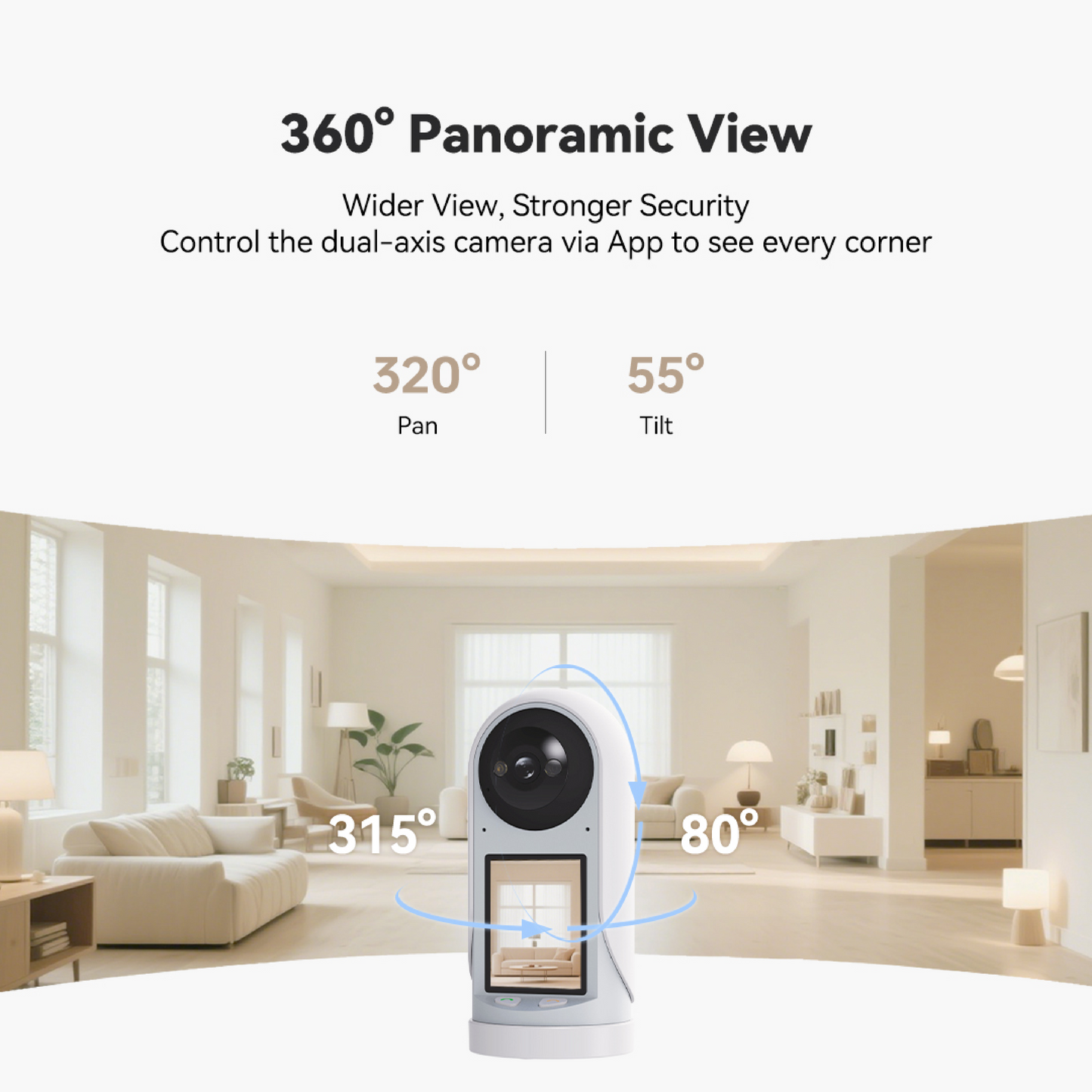 Cámara de seguridad interior GW-S10 con IA